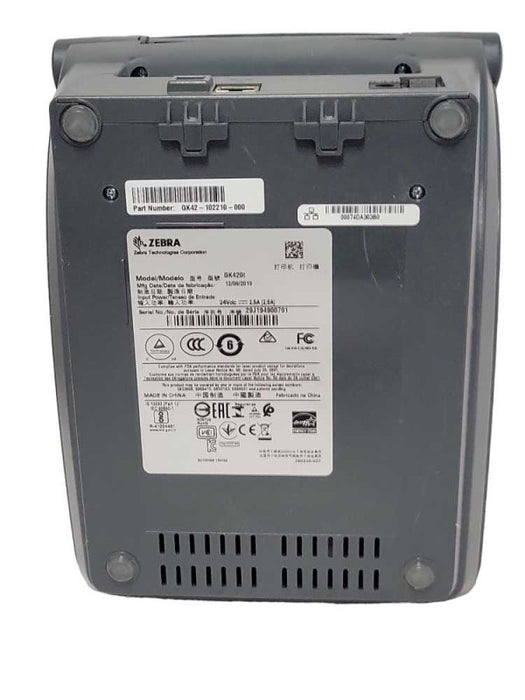 Zebra GK420T Label Thermal Transfer Printer GK42-102210-000 _