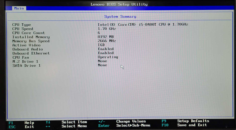 Intel Core i5-8400T 1.70GHZ SR3X6 Socket LGA1151 6-core Processor CPU Desktop