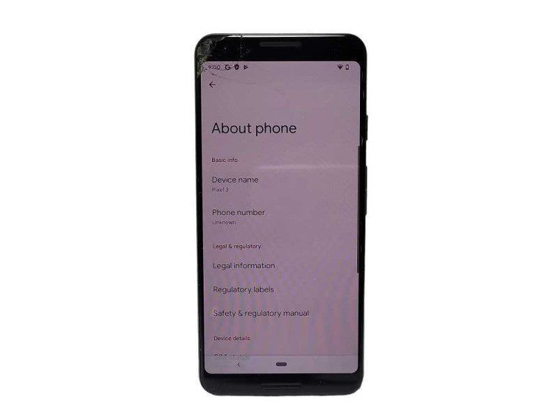 Google Pixel 3 64GB READ $