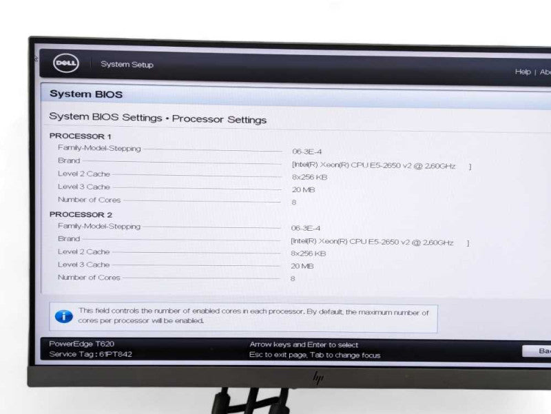 DELL PowerEdge T620 2x Intel Xeon E5-2650 v2 @ 2.60Ghz 64GB RAM H710 RAID -