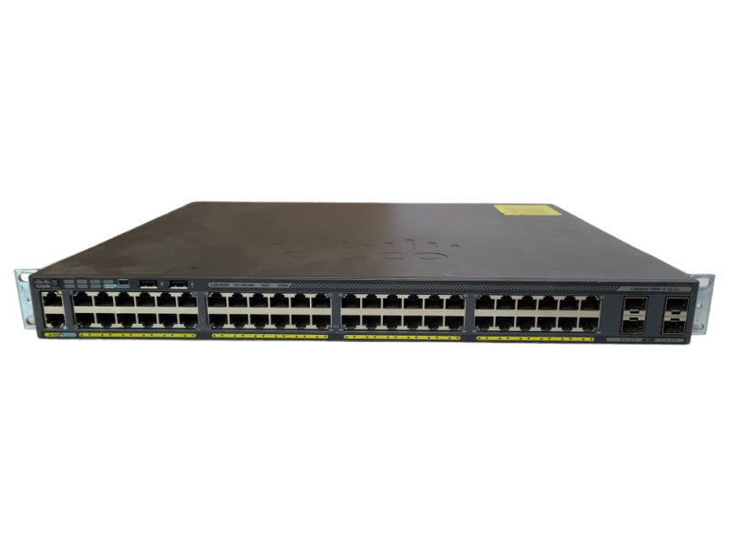 Cisco WS-C2960X-48LPS-L 48-Ports Gigabit PoE Managed Switch