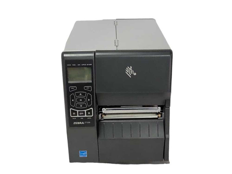 Zebra ZT230 Thermal Label Printer 300dpi USB LAN Serial ZT23043-T01200FZ READ _