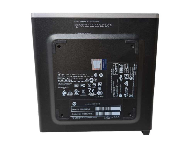 HP ProDesk 600 G4 DM USFF | i7-8700T @ 2.40GHz 8GB DDR4 256GB NVMe )