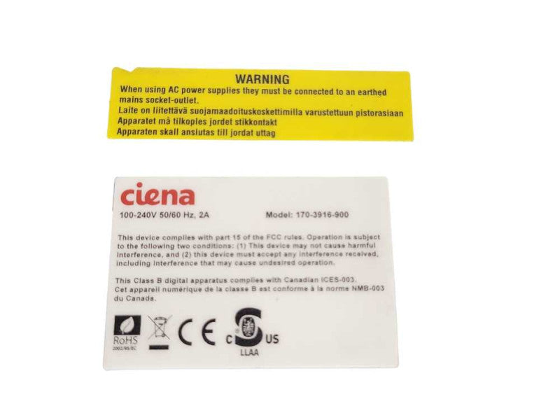 Ciena 3916 Series Service Delivery Switch 170-3916-900, READ _