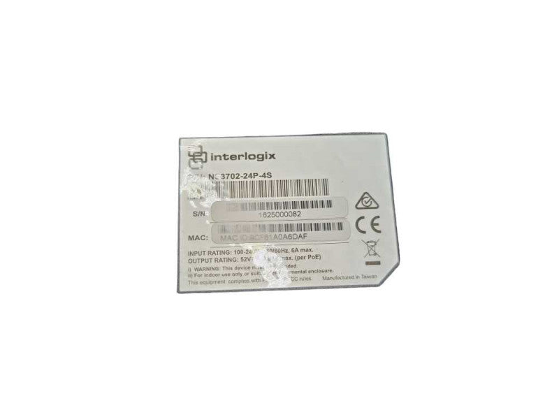 Interlogix NS3702-24P-4S 24-Port GigE 802.3at PoE w/ 4 SFP Managed Switch %