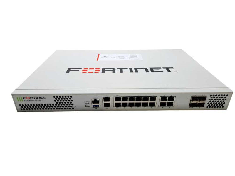Fortinet FortiGate-200E | 18-Port Gigabit Network Security Firewall | FG-200E Q)