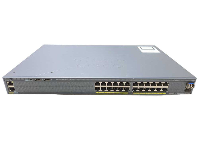 Cisco WS-C2960X-24TS-LL V03 | 24-Port Gigabit 2x SFP LANLite Network Switch )