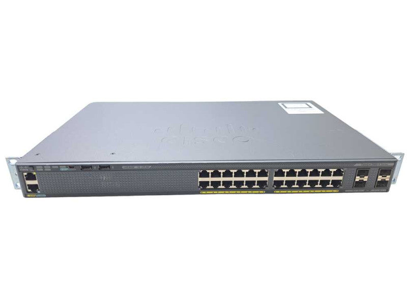 Cisco WS-C2960X-24TS-L V03 | 24-Port Gigabit 4x SFP LanBase Network Switch )
