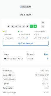 Ubiquiti UniFi US-8-150W 8-Port 150W PoE Gigabit Ethernet Switch %