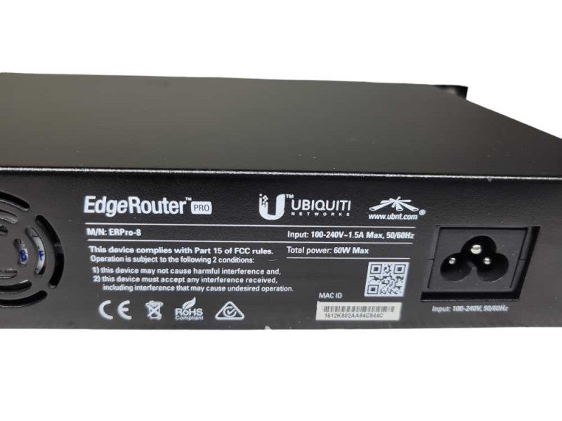 Ubiquiti EdgeRouter Pro (ERPro-8) Enterprise Network 8 Port Router %