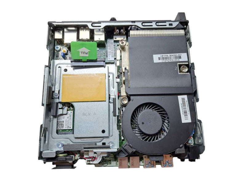 HP EliteDesk 705 G3 USFF | AMD PRO A10-9700E R7 @ 3.00GHz 8GB DDR4 256GB NVMe )