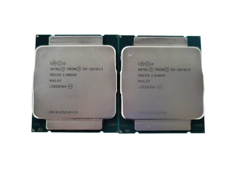 LOR 2x Intel Xeon E5-2670 V3 2.3GHZ 12-Core CPU Processor SR1XS Q!