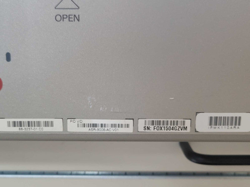 Cisco ASR-9006-AC 6-bay aggregation service router with PSU and cards READ _