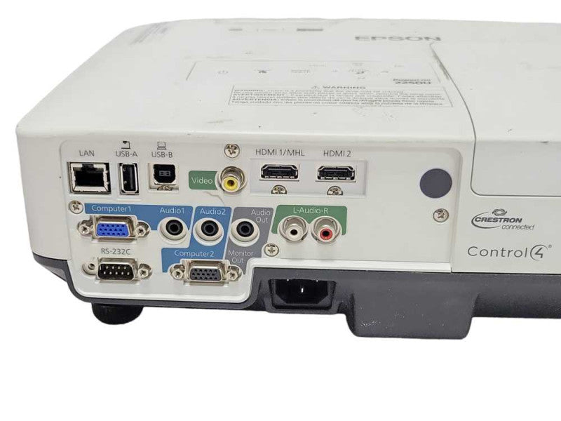 Epson PowerLite 2250U Full HD WUXGA 3LCD Projector, 1197 Hrs, No Remote, SEE _