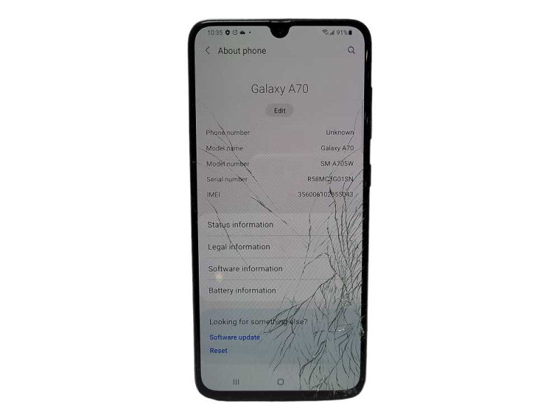 Samsung Galaxy A70 128GB (SM-A705W) READ $