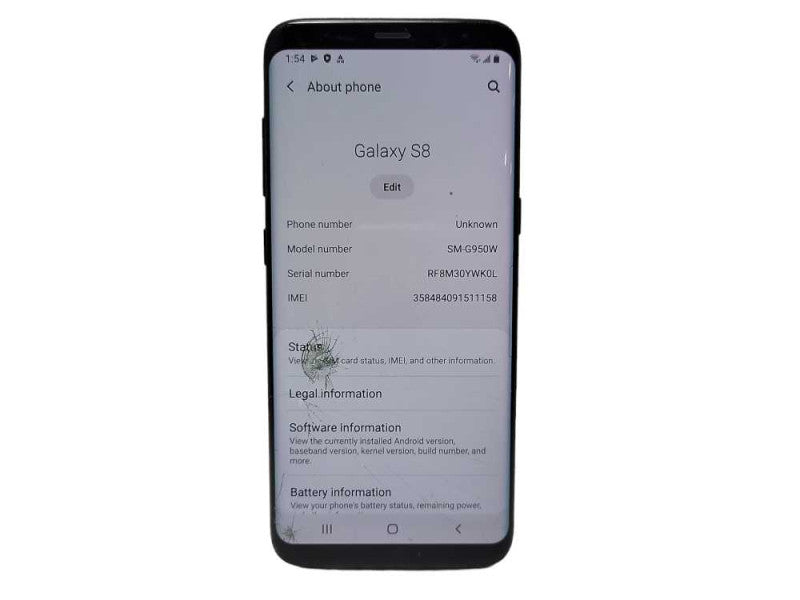 Samsung Galaxy S8 64GB (SM-G950W) - READ $