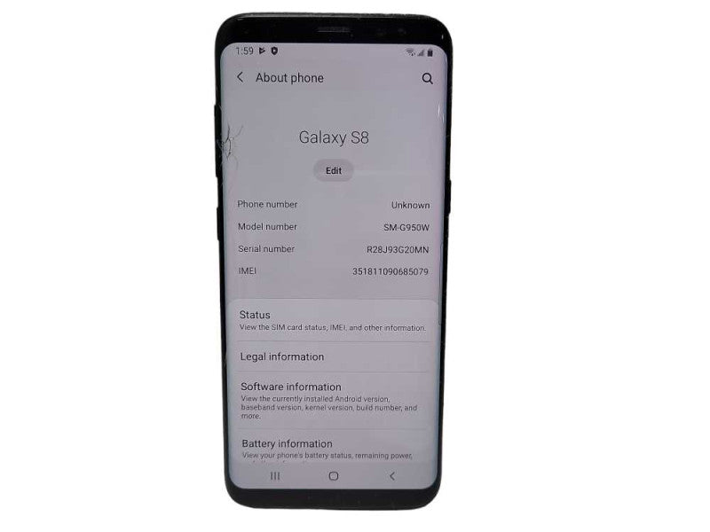 Samsung Galaxy S8 64GB (SM-G950W) - READ $