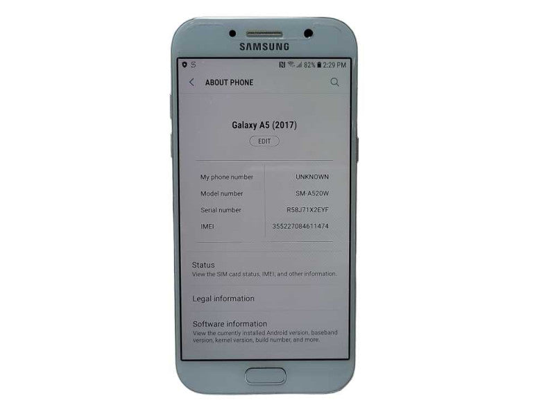 Samsung Galaxy A5 2017 32GB SM-A520W READ $