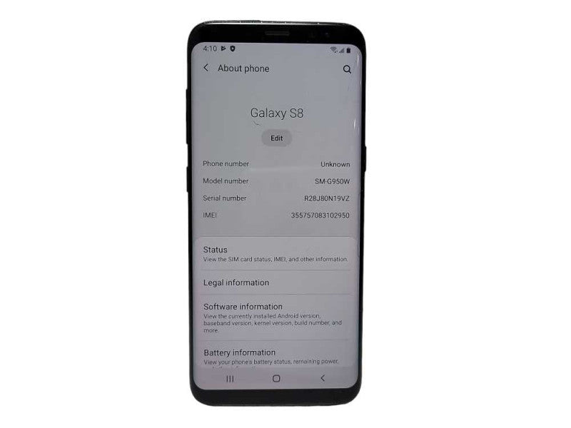 Samsung Galaxy S8 64GB (SM-G950W) - READ $