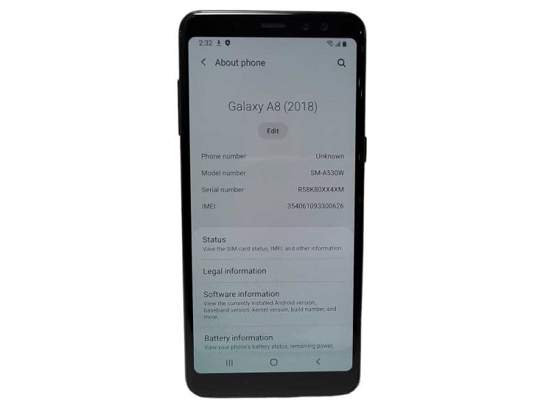 Samsung Galaxy A8 32GB (SM-A530W) - READ  $