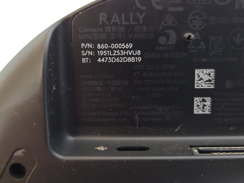 Logitech Rally V-R0010 Video Conferencing Camera, READ