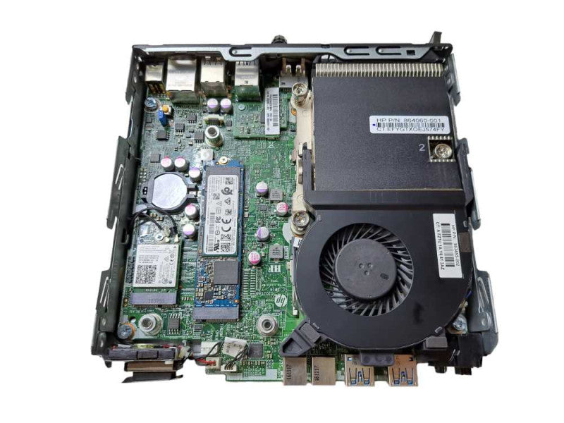 HP EliteDesk 705 G3 USFF | AMD PRO A10-9700E R7 @ 3.00GHz 8GB DDR4 256GB NVMe )