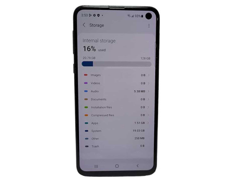 Samsung Galaxy S10e 128GB (SM-G970W) READ  $