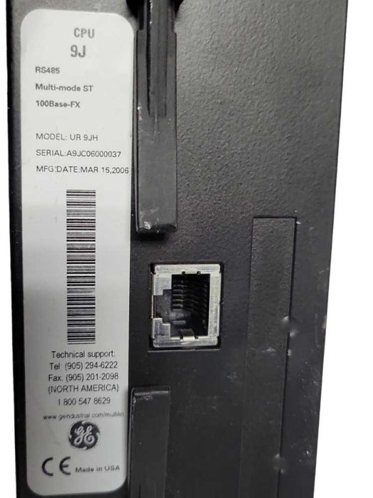 GE Multilin UR 9GH CPU, RS485, Multi-mode ST 100Base-FX _