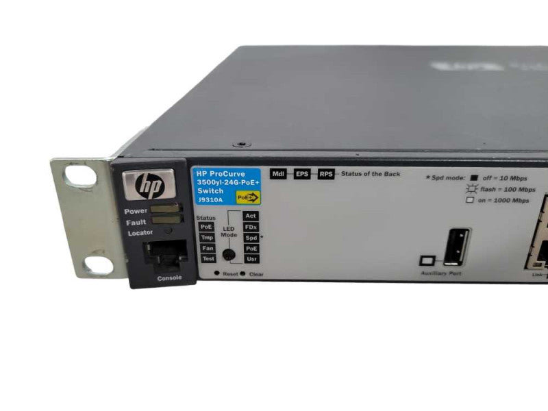 HP ProCurve 3500YL-24G-PoE+ J9310A 24 PORT GIGABIT POE+ !