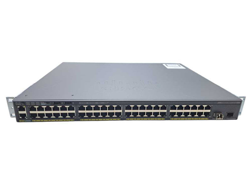 Cisco WS-C2960X-48FPD-L | 48 Port Gigabit PoE+ 740W 2x 10G SFP+ | Stack Mod )