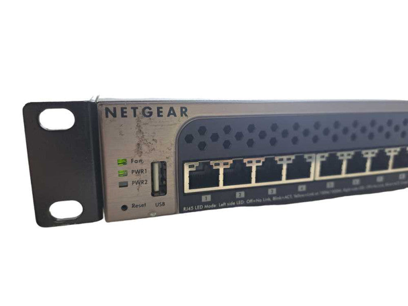 NetGear ProSafe M7100-24X | 24-Port 10G Managed L2+ Gigabit Switch | 1x PSU )