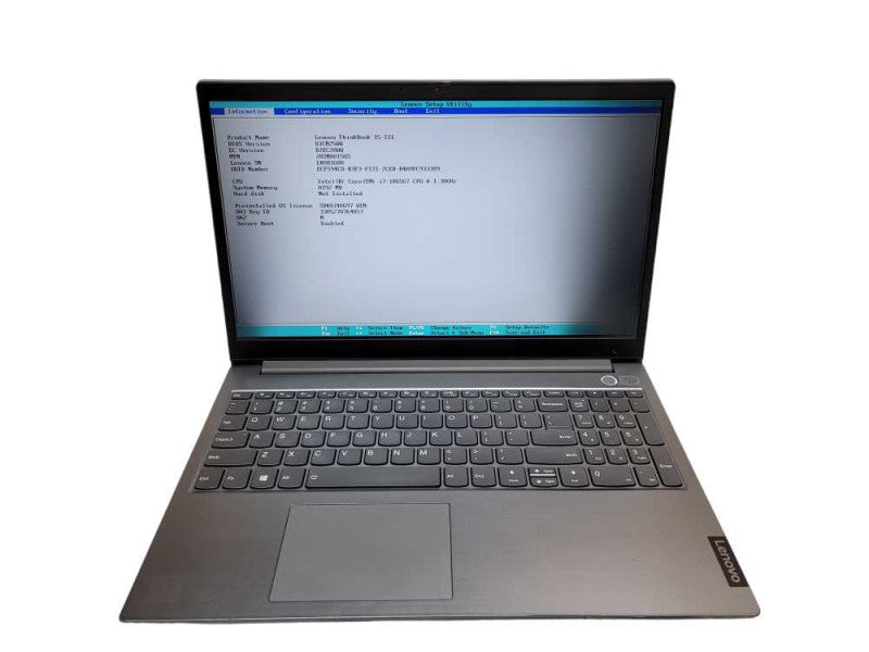 Lenovo ThinkBook 15-IIL| i7-1065G7| 8GB DDR4| NO SSD | PARTS/REPAIR  Î²