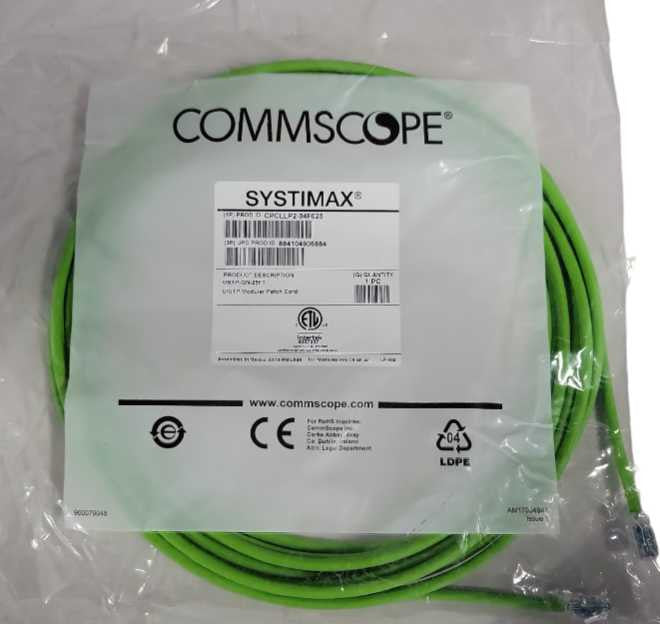 New Commscope Systimax GSXP-GN-25FT Cat 6 Patch Cable 25ft  Q_
