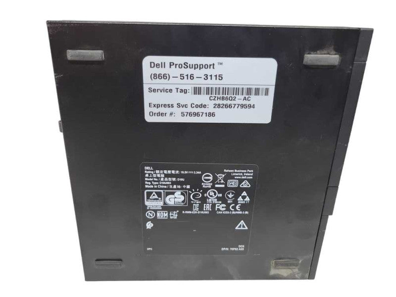 Dell OptiPlex 3060 - Core i5-8500T | 8GB RAM | 256GB NVMe Q%