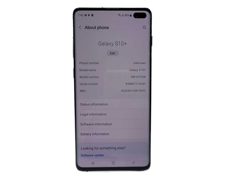Samsung Galaxy S10+ SM-G975W 128GB READ $