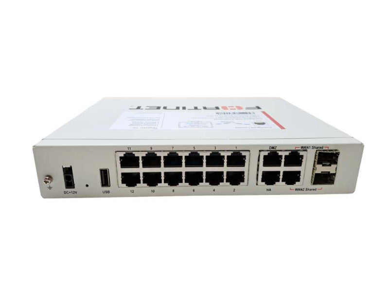 Fortinet FortiGate 80E | 14-Port Firewall Appliance | Factory Reset | FG-80E )