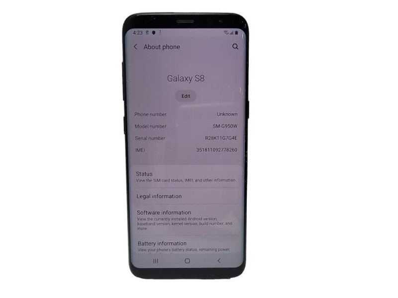 Samsung Galaxy S8 64GB (SM-G950W) - READ $