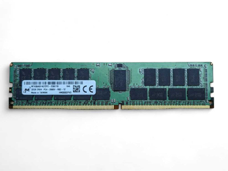 Micron 32GB 2Rx4 PC4-2666V-RB2-12 DDR4 Server RAM  Q-
