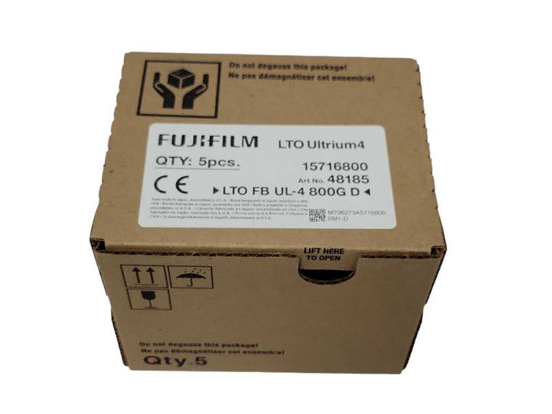 New Fujifilm 5-Pack LTO Ultrium4 800GB Tape Data Cartridge LTO FB UL-4 8 Q_
