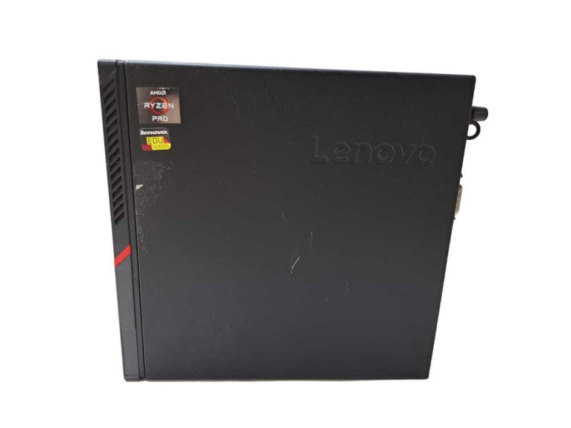 Lenovo M715q USFF | Ryzen 5 Pro 2400GE @ 3.20GHz 8GB DDR4 256GB NVMe + 90W AC )