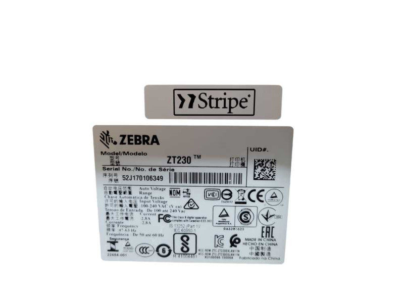 Zebra ZT230 203DPI Thermal Label Printer %