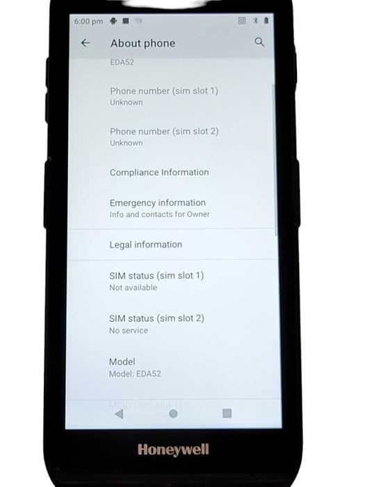 Honeywell ScanPal EDA52 WIFI GMS Android 11 Barcode Scanner PDA Mobile _