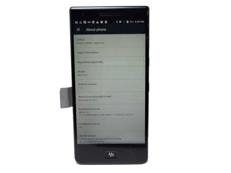 Blackberry Motion 32GB BBD100-2 READ $