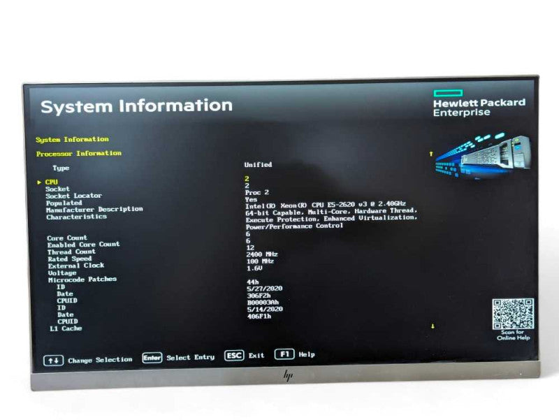 HPE ProLiant DL380 Gen9 2x Intel Xeon E5-2620 v3 @ 2.40GHz, 64GB RAM , P440ar -