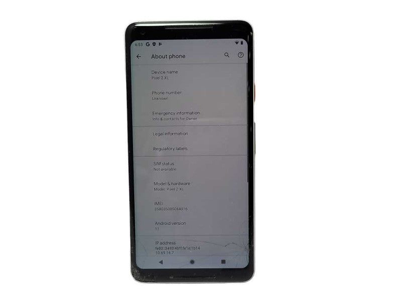 Google Pixel 2 XL 64GB READ $