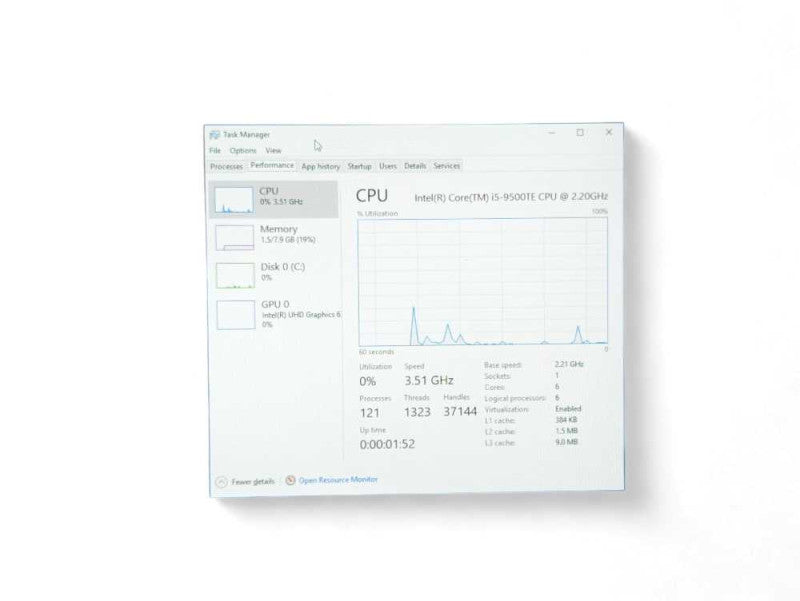 NCR CX8 POS 7736-3500-2000, Intel i5-9500TE @ 2.20Ghz 8GB RAM & 120GB SSD  -