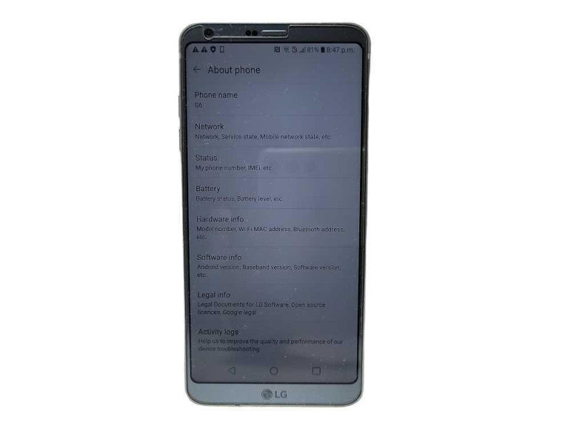 LG G6 H873 32GB READ $x