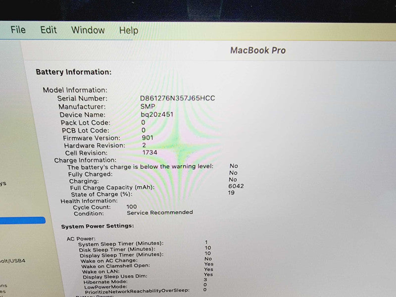Apple Macbook Pro 2018 15\\" 6-Core i7-8750H @ 2.2GHz 16GB DDR4 250GB SSD Radeon Pro 555X 4GB (