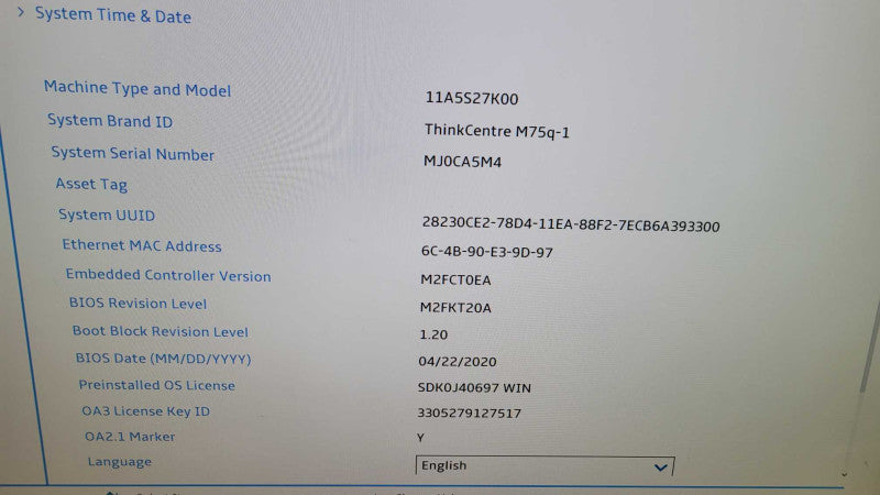 Lenovo ThinkCentre M75q-1 - AMD RYZEN 5 PRO 3400GE | 24GB | 256GB NVMe +PWR %