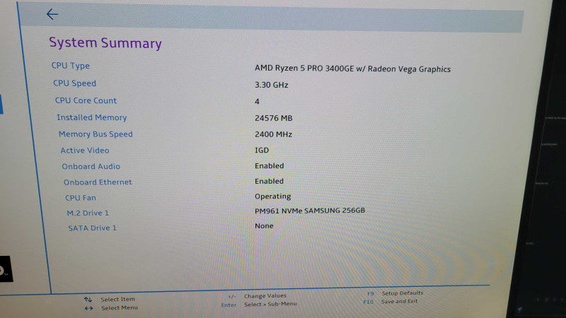 Lenovo ThinkCentre M75q-1 - AMD RYZEN 5 PRO 3400GE | 24GB | 256GB NVMe +PWR %